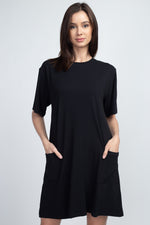 Day to Night Two Pocket T-Shirt Dress