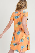 Take Me to Paradise Print Fit and Flare Dress