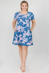 Floral Blossom Dress with Pockets Plus