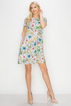 Sun-Kissed Flowers Printed Dress
