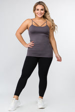 Plus Size Strappy and Sleek Seamless Tank Top