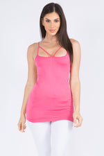 Strappy and Sleek Seamless Tank Top