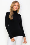 Women’s Bare Essential Seamless Mock Neck Long Sleeve Top