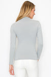 Women’s Bare Essential Seamless Mock Neck Long Sleeve Top