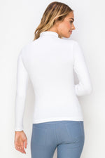 Women’s Bare Essential Seamless Mock Neck Long Sleeve Top