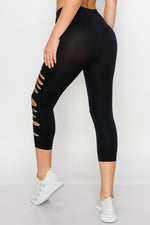 Ripped and Distressed Seamless Leggings