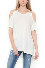 Better Be Mine Double Strap Cold Shoulder Top