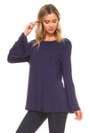 Breezy Does It Bell Sleeve Knit Top ICONOFLASH