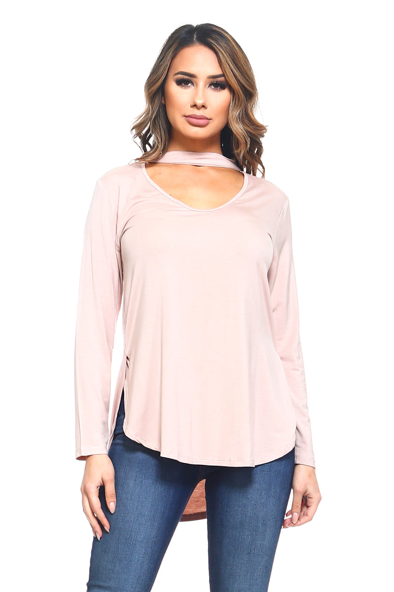 A Little Of Your Love Choker Tunic Top ICONOFLASH