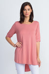 Relaxed Strappy Back Hi-Low Tunic Top