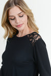 Lovely in Lace Pullover Top