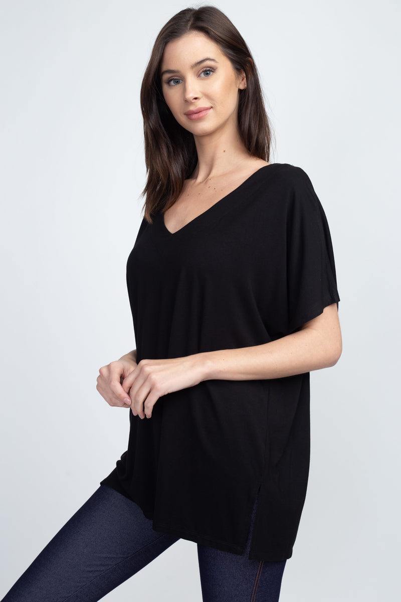 Jienlioq Women tops Clearance Women'S Fashion Casual Gradient V-Neck Short  Sleeve Loose T-Shirt tops Flash Picks