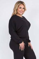 Plus Size Comfy Long Sleeve Top