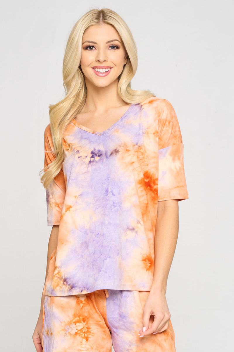 Daydreamer Tie Dye Short Sleeve Top