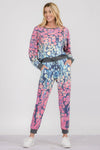 Cotton Candy Printed Ombre Loungewear Set