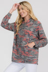 Camouflage Ops Washed Pocket Hoodie