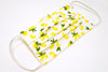 Lemon Design Cotton Mask with Nose Wire Filter Pocket