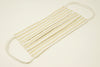 Beige Stripe Cotton Mask with Nose Wire Filter Pocket