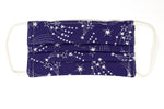 Pre-Order - Shooting Stars Design Cotton Mask with Nose Wire Filter Pocket