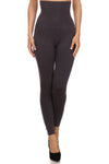 French Terry Lined Compression Control Top Leggings ICONOFLASH